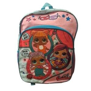 LOL Surprise Dolls 16" Backpack School Travel Book Bag New